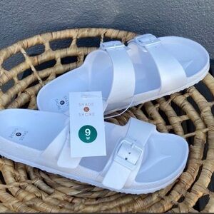 Shade & Shore Women's White Sandals